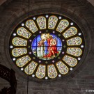 The north Rose Window of the Basel Muenster