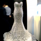 Dress made with gemstones at Baselworld