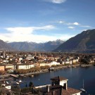Ascona webcam with view to the Lake Maggiore