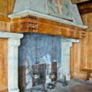 Chillon Castle fireplace