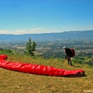 Paraglider at Le Saleve