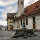 Church in the city centre of Lucerne