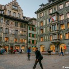 Hirchenplatz in the city centre of Lucerne