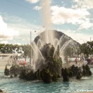 Fountain in the city of Lugano