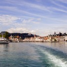 View of Lucerne from the boat