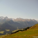 Mountain Range in Scuol, Graubünden