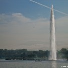 The Jet d'eau in Geneva