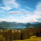 Lucerne Lake view from Pilatus Panoramic Gondola