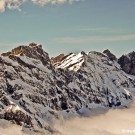 Mount Titlis covered by snow