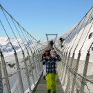 The Glacier Suspension Bridge on Kleintitlis