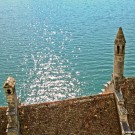 Lake Leman view from the Chillon Castle