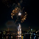 Bundesfeier 2012 at Basel's Mittlere Brücke