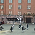 Top Secret Drum Corps performing at Basel Tattoo