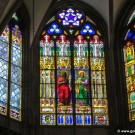 Tinted glass in the Basel Münster