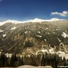 Mountain view in the region of Davos