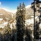 View from the Davos ski station